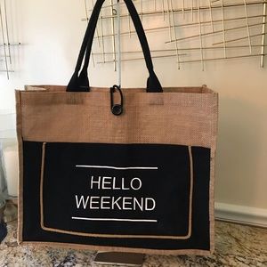 Super cute fun summer tote bag